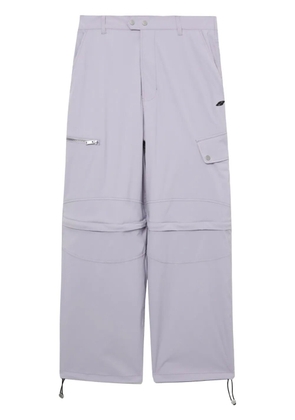 FIVE CM wide-leg cargo pants - Purple