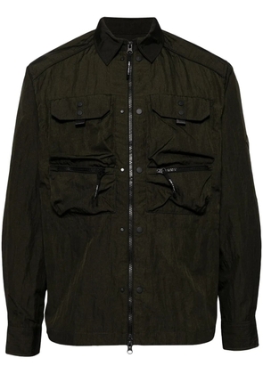 Spoonyard crinkled shirt jacket - Green