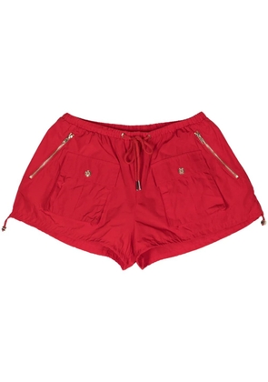 Cynthia Rowley cargo-pocket bloomer shorts - Red