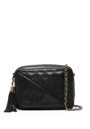 CHANEL Pre-Owned 1989-1991 Interlocking CC camera bag - Black
