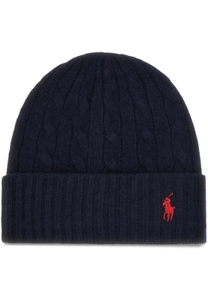 Polo Ralph Lauren cable-knit beanie hat - Blue