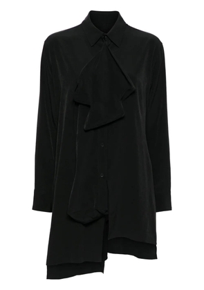 Yohji Yamamoto asymmetric shirt - Black