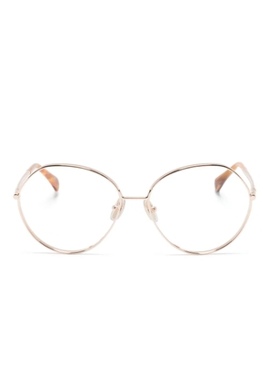Max Mara Eyewear 5139 geometric-frame glasses - Gold