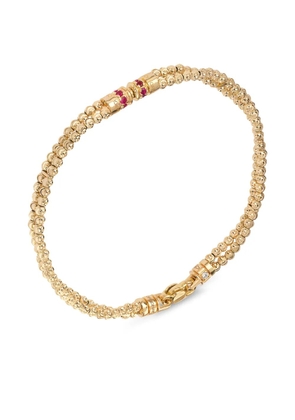 Officina Bernardi 18kt yellow gold Moon ruby bracelet