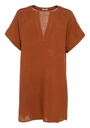 ERES Favorite mini dress - Brown