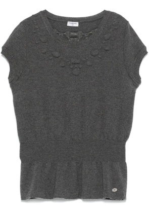 CHANEL Pre-Owned 2010s wool top - Grey