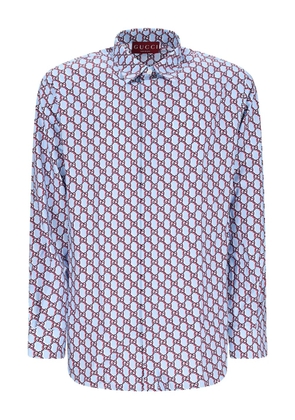 Gucci GG monogram shirt - Blue