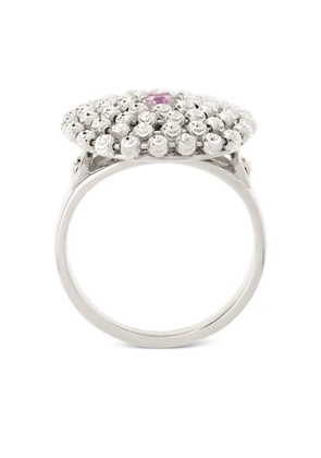 Officina Bernardi 18kt white gold Mimosa sapphire ring - Silver