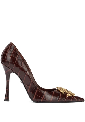 Roberto Cavalli leather pumps - Brown