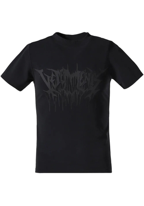 VETEMENTS logo-print T-shirt - Black