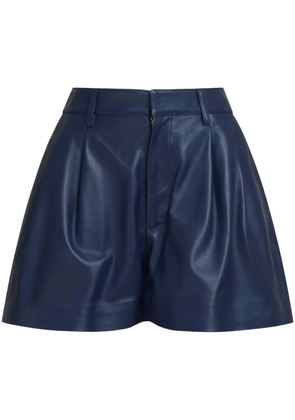 Marni leather shorts - Blue
