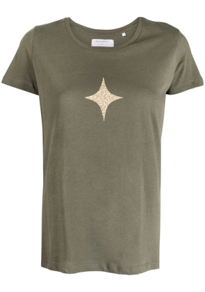 Madison.Maison star-print cotton-jersey T-shirt - Green