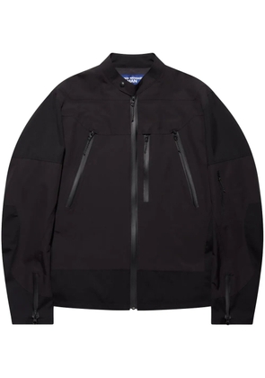Junya Watanabe MAN collarless zip-up bomber jacket - Black