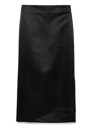 Vivetta satin midi skirt - Black