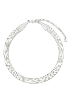 Courrèges snake-chain choker necklace - Silver