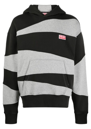 Kenzo panelled cotton hoodie - Black