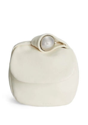 Jil Sander Sphere clutch bag - White