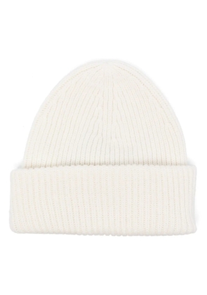 Fabiana Filippi ribbed beanie - White