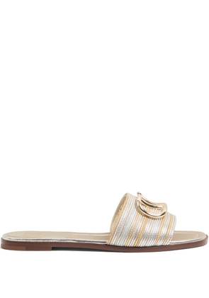 Valentino Garavani VLogo Signature sandals - Silver