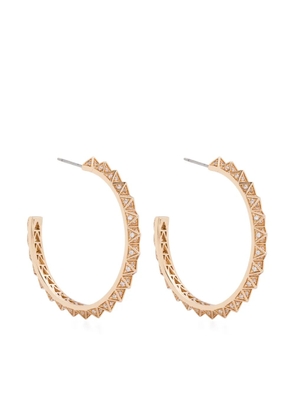 Eddie Borgo Pavé Pyramid earrings - Gold
