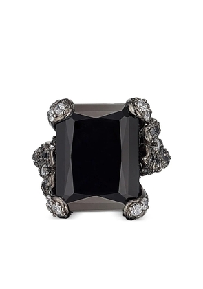 Anabela Chan 18kt white gold Black Diamond Cinderella cocktail ring