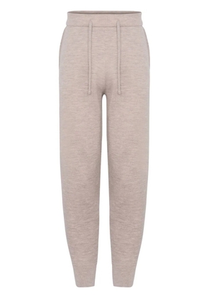 Yves Salomon knitted trousers - Neutrals