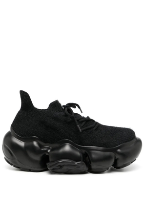 GROUNDS Moopie Hairy sneakers - Black