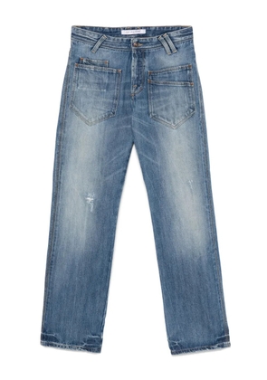 Gianfranco Ferré Pre-Owned 2000s logo-patch jeans - Blue