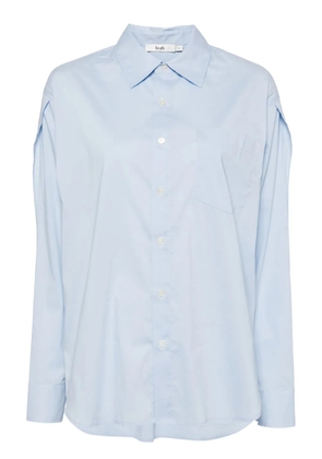 b+ab cut-out poplin shirt - Blue