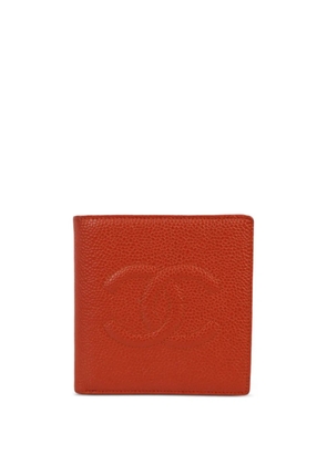 CHANEL Pre-Owned 1998 CC bi-fold leather wallet - Red