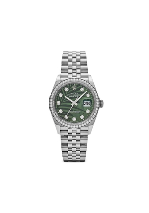 Rolex 2022 pre-owned Datejust 36mm - Green