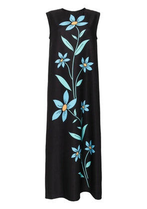 Bambah Hibiscus sleeveless dress - Black
