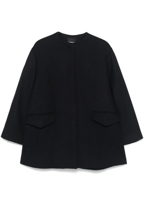 Theory Melton cape - Blue