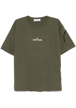Stone Island logo-print T-shirt - Green