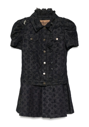 Louis Vuitton Pre-Owned 2010 setup jacket skirt - Blue