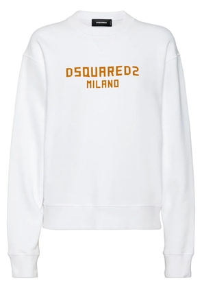 DSQUARED2 logo-print sweatshirt - White