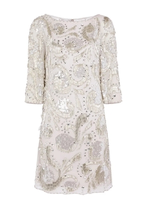 Jenny Packham Kitty mini dress - Neutrals