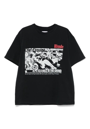 RHUDE Champions Du Monde T-shirt - Black