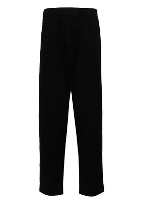 Casey Casey cotton straight-leg trousers - Black