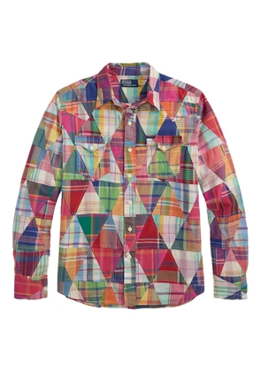 Polo Ralph Lauren patchwork cotton shirt - Pink