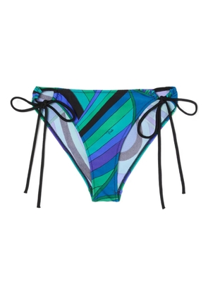 PUCCI Iride-print bikini bottom - Blue