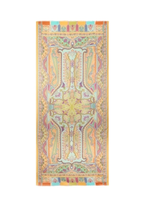 ETRO paisley-print scarf - Yellow