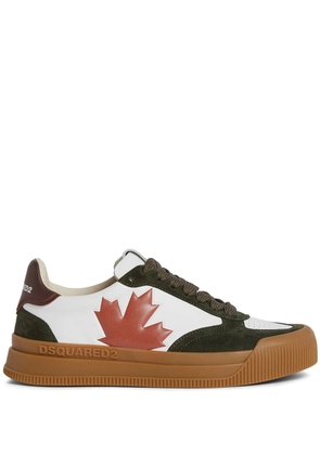 DSQUARED2 logo-print low-top sneakers - White