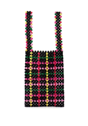 Nannacay Anna beaded tote bag - Black