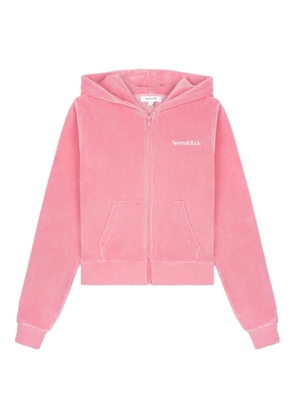 Sporty & Rich Health Ivy zip-up hoodie - Pink