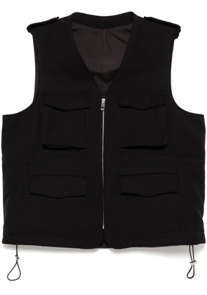 Caruso padded gilet - Black