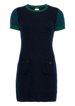 CHANEL Pre-Owned 2010-2020s knitted dress - Blue