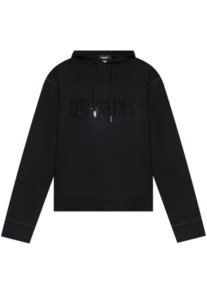 DSQUARED2 brushed-finish hoodie - Black