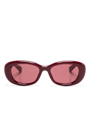 Gucci Eyewear oval-frame sunglasses - Red