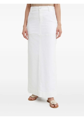 A.L.C. Hunter denim maxi skirt - White
